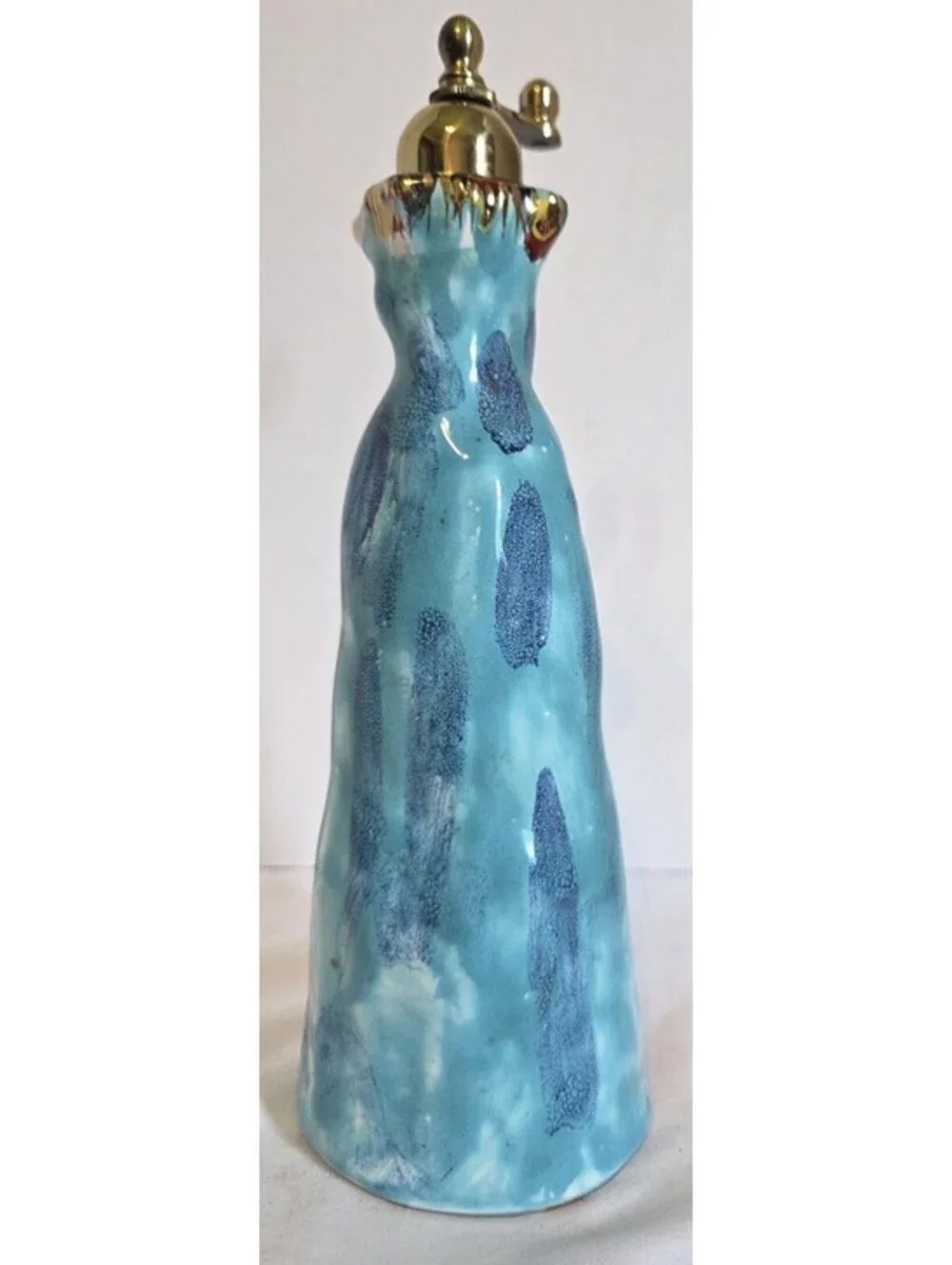 Porcelain / Ceramic Masked Lady Pepper Grinder, Italy